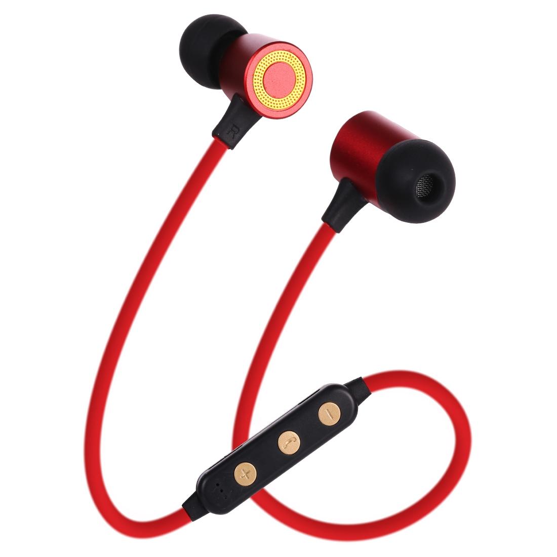 V562-R6238D6PI-202508281954-00 Wireless Magnetic Headphones with Tf Card Support - Portable - Red - Image 1