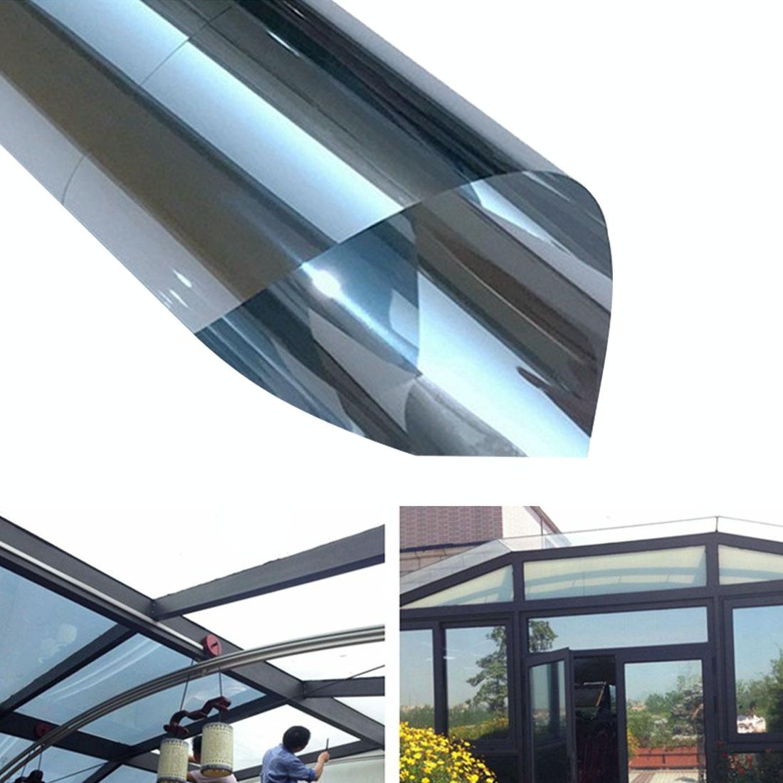 V562-S2054CH-202508281052-00 120cm x 1m Uv Reflective one Way Privacy Window Film Sticker - Silver - Image 1