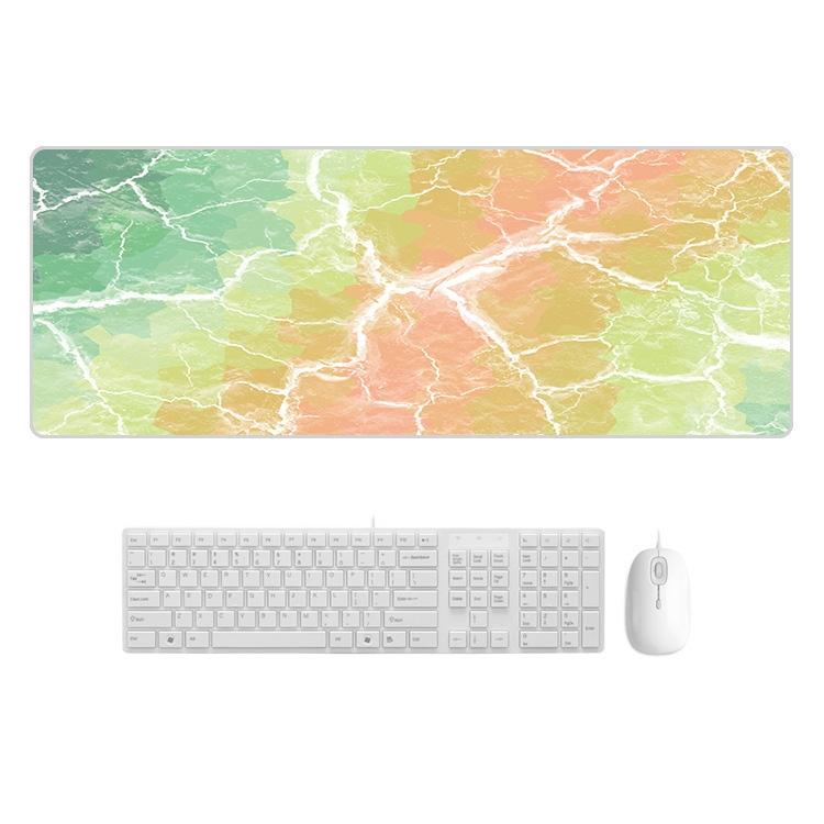 V562-S3067322750DBT-202508291310-00 Marble Rubber Mouse Pad Durable & Stylish - Rainbow Marble - Image 1