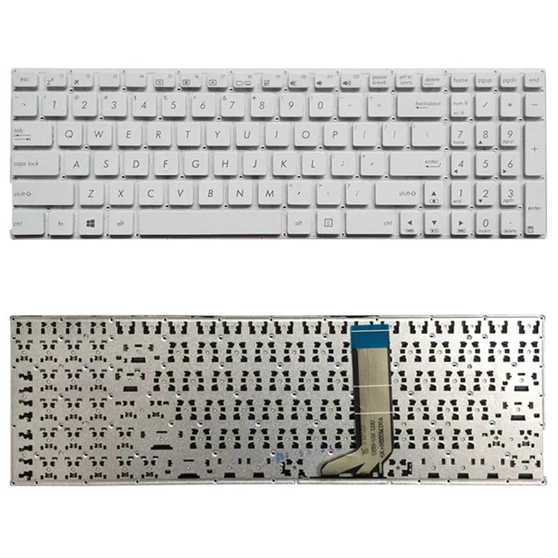V562-W2861SPS-202508290436-00 Keyboard for Asus X556 Series - us Version - White - Image 1