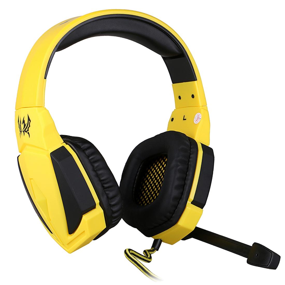 V562-YB4010CP-202508280031-00 Usb Stereo Gaming Headset With Mic & Led 2.2M Cable Black / Yellow - Image 1