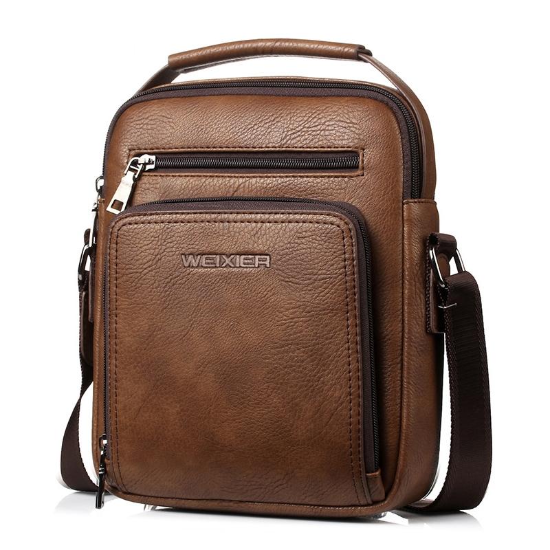 V562-Z4163BCC-202508290710-00 Versatile Men's Crossbody Bag For Business - Brown - Image 1