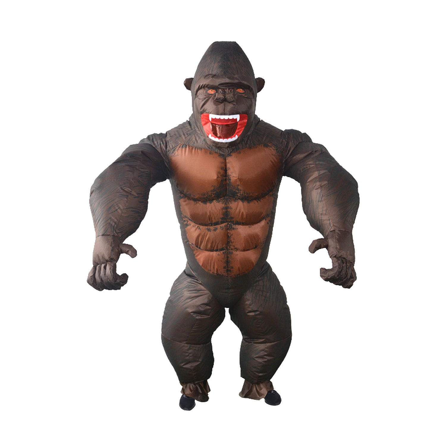 V563-12040-202508190835-00 Adult Gorilla Fan Inflatable Halloween Party Costume Suit Monkey Ape King Kong Animal - Image 1