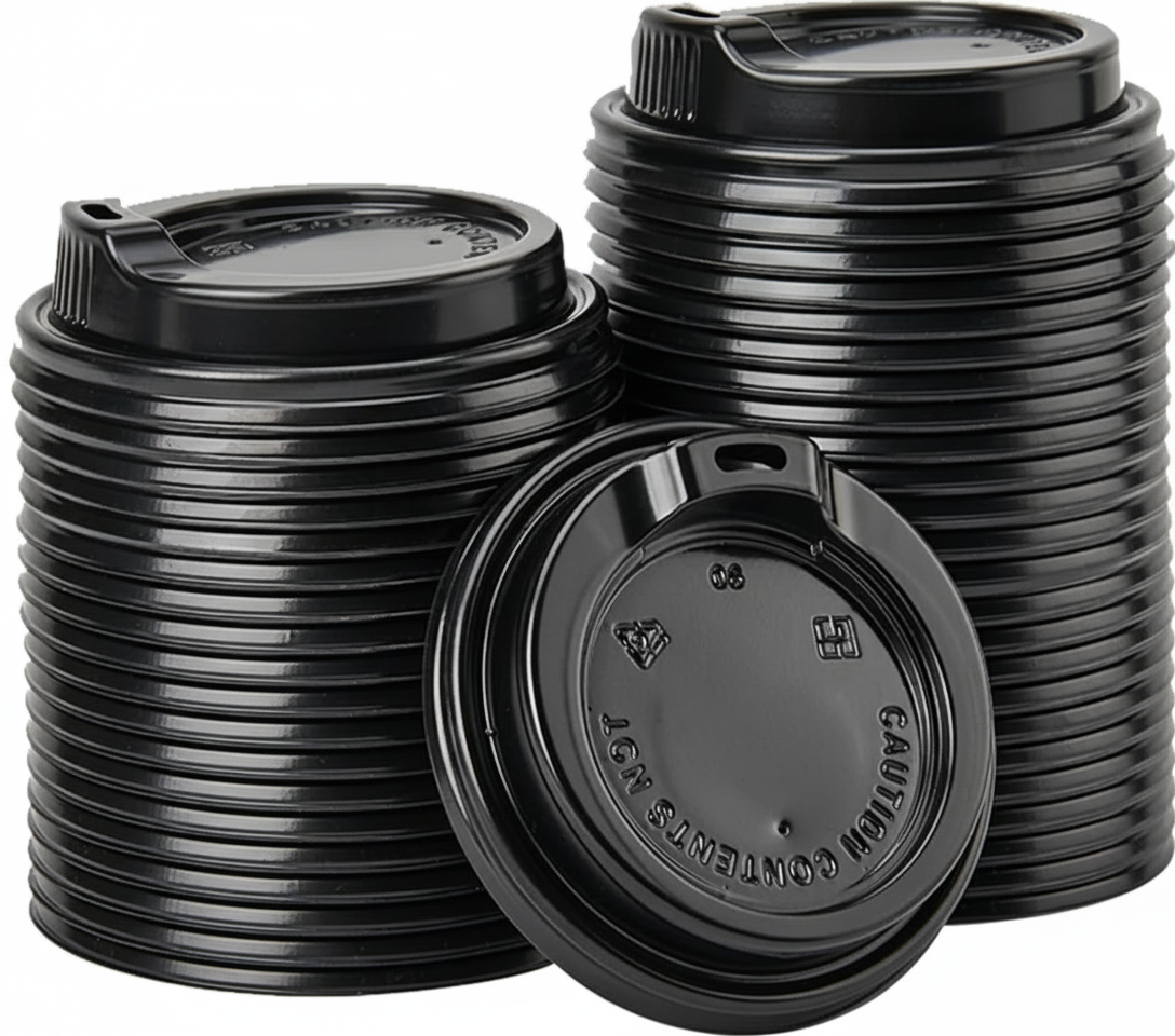 V563-PA0803-50-1BOX-202509081738-00 1000x Plastic Coffee Cup Sip Lids Suits 8oz/10oz Cups Take Away Bulk 80mm - Image 1