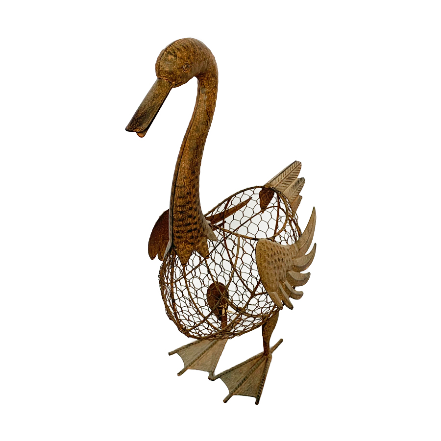 V637-03820DCK-202508251420-00 Decorative Duck Egg Basket / Storage 51cm - Image 1