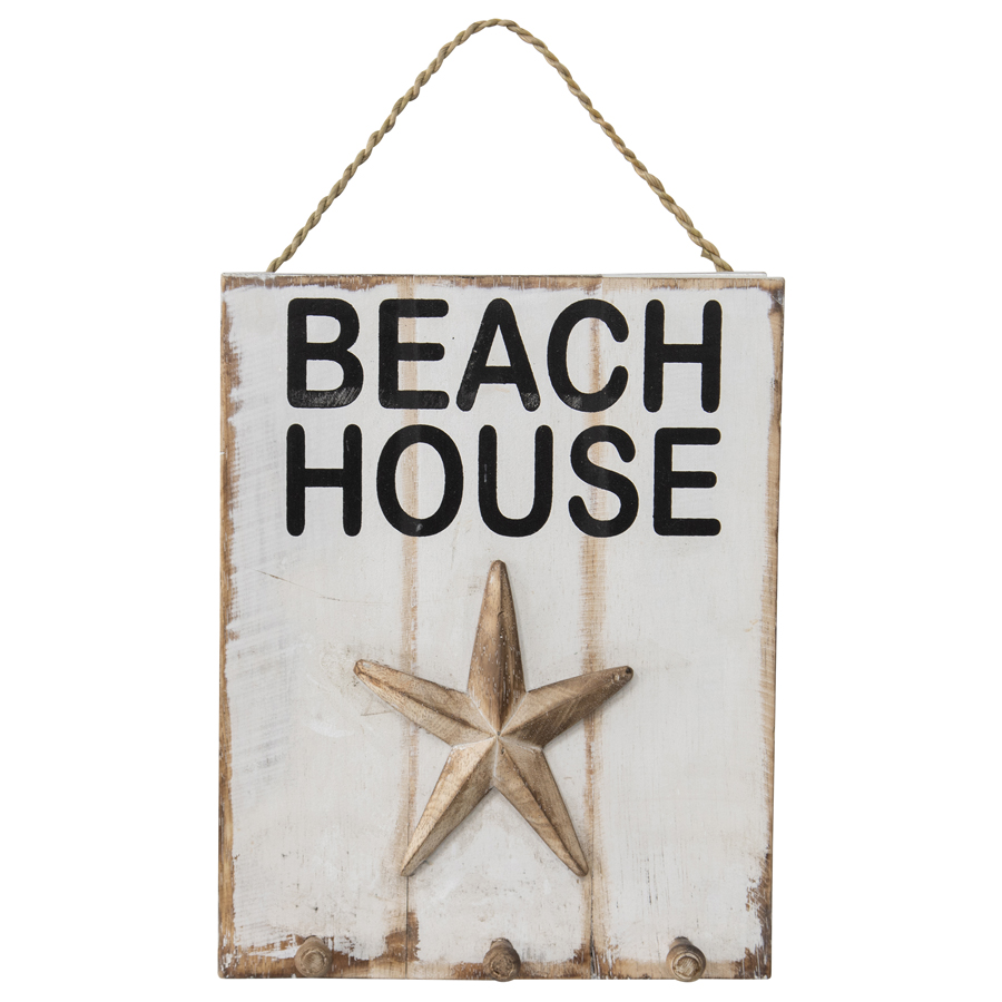 V637-33784BCH-202508251415-00 Handcrafted Beach House 3D Shell Wall Art 20x24cm - Image 1