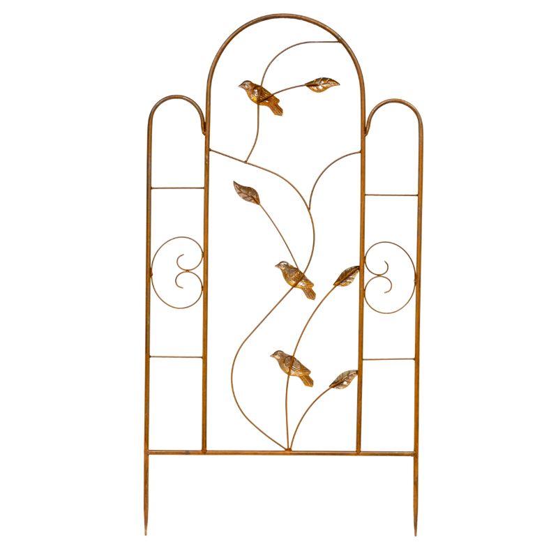V637-48128STK-202508251235-00 Birds Garden Stake / Climbing Plant Trellis 100cm - Image 1