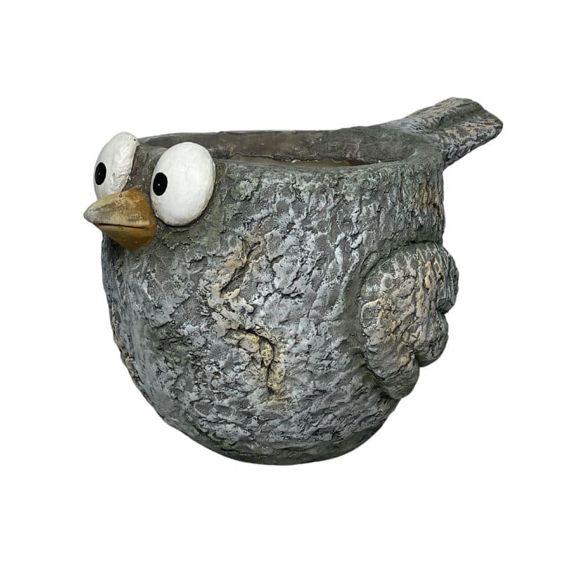 xr:d:DAF9MOD8jcg:141,j:7772506286805726025,t:24022001 Curious Bird Planter W Hole & Plug 41x24cm - Image 1