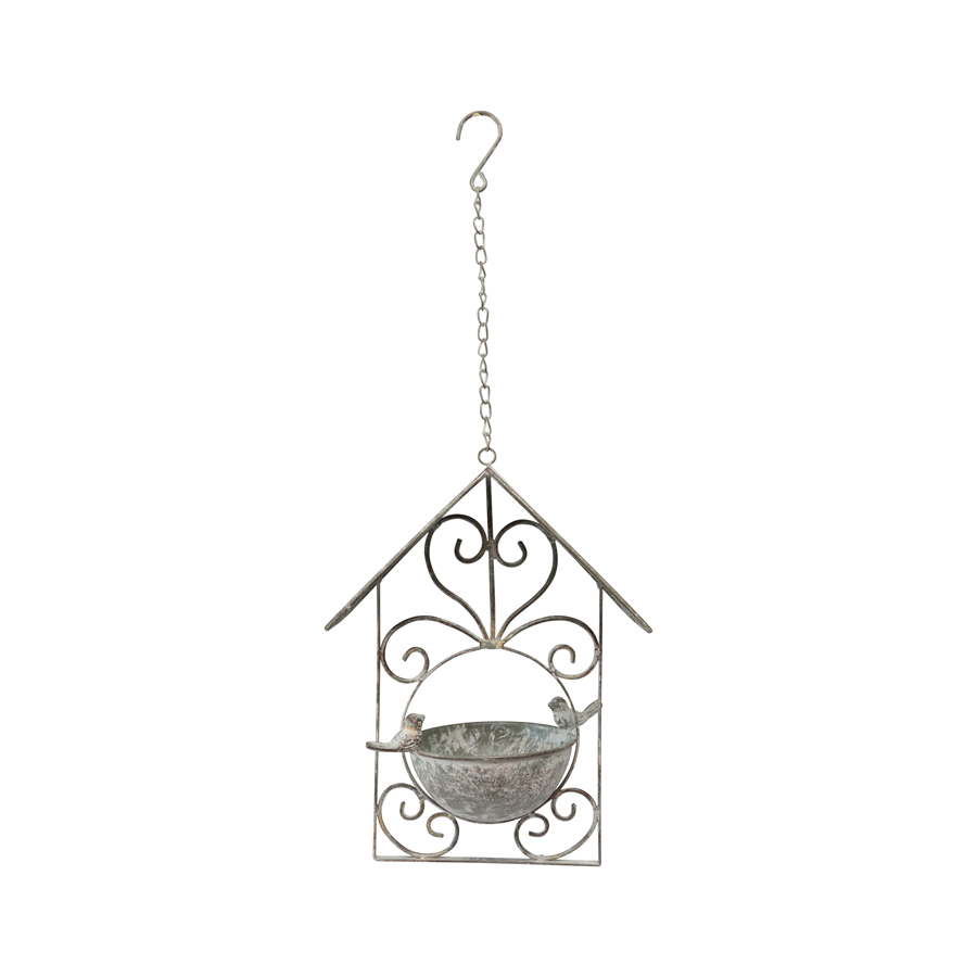 V637-74091BRD-202508251552-00 Fleur House Birdfeeder on Chain 61cm - Image 1