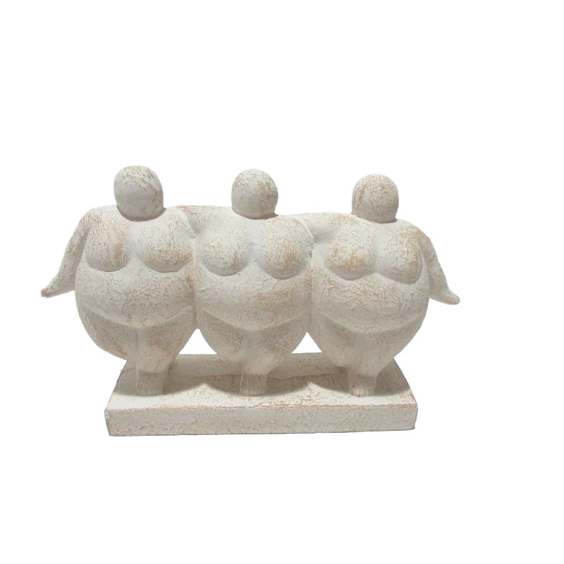 V637-88732LDY-202508251635-00 Three Lady Decorative Statue 29cm - Image 1