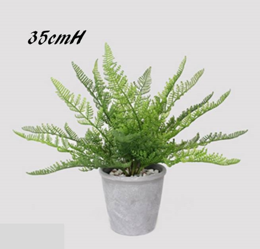 V637-AFL28320-202508251945-00 Artificial Fern Plant in Pot 35cm - Image 1