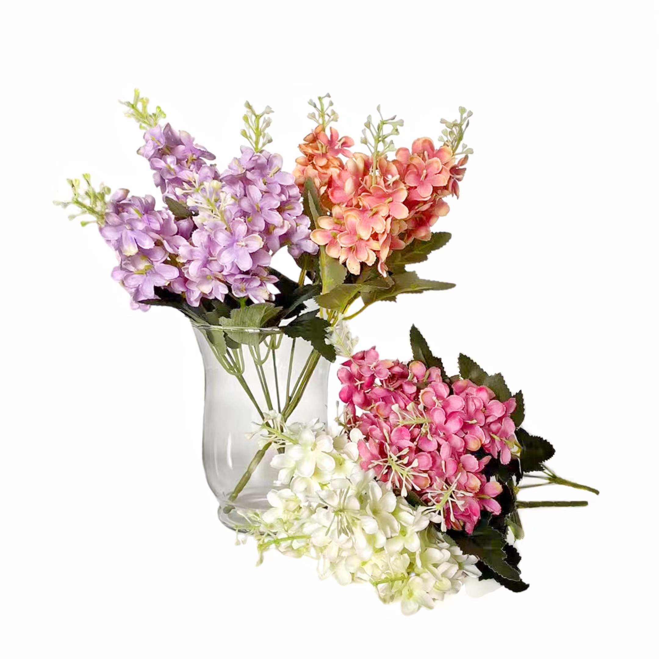 V637-AFL32428-202508251635-00 bulk 36 Artificial Delphinium 5 Heads Assorted 10x36cm - Image 1