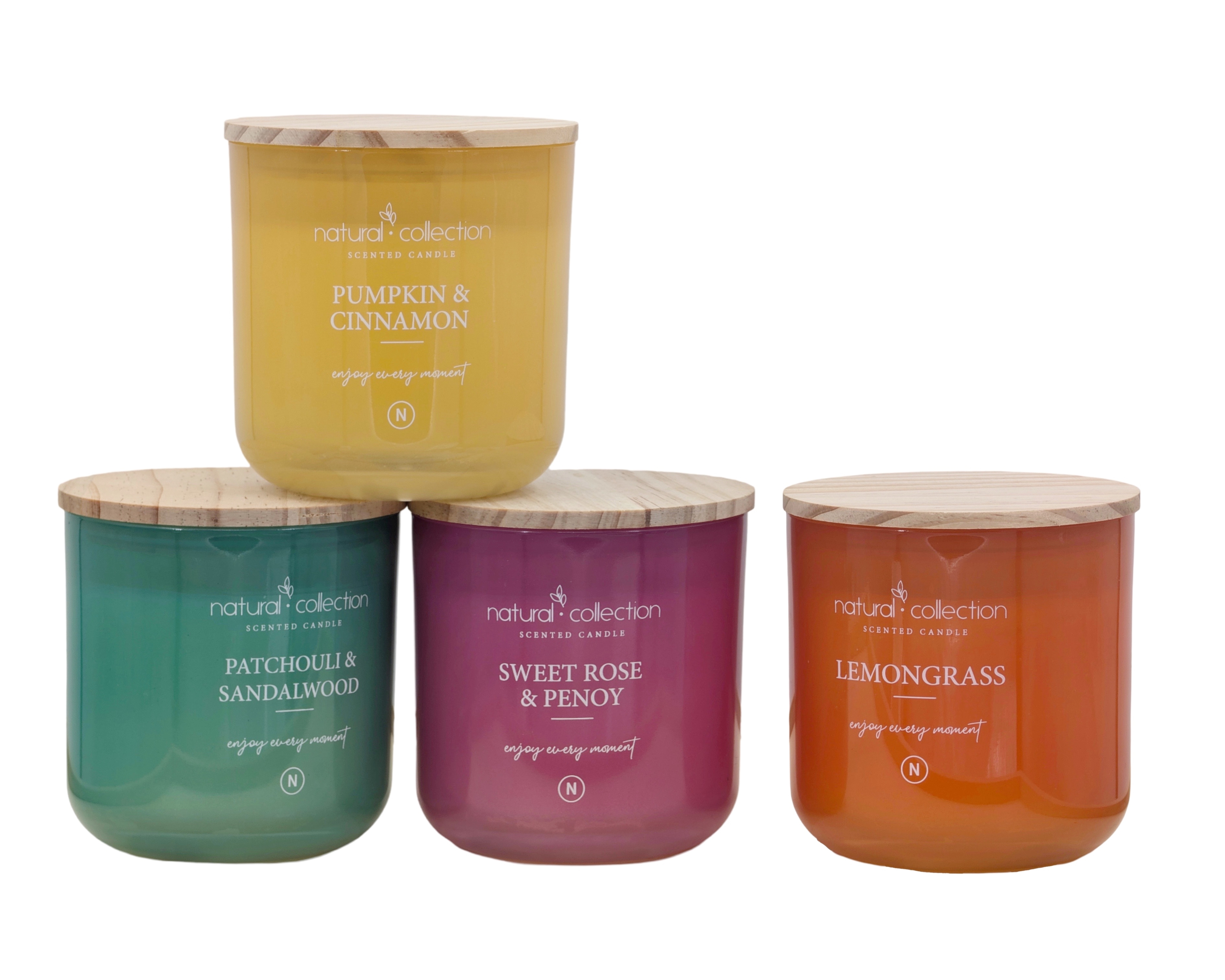 V637-CPU37135-202508251825-00 bulk 12 Glass Jar Candle W Lid Assort 10cm - Image 1