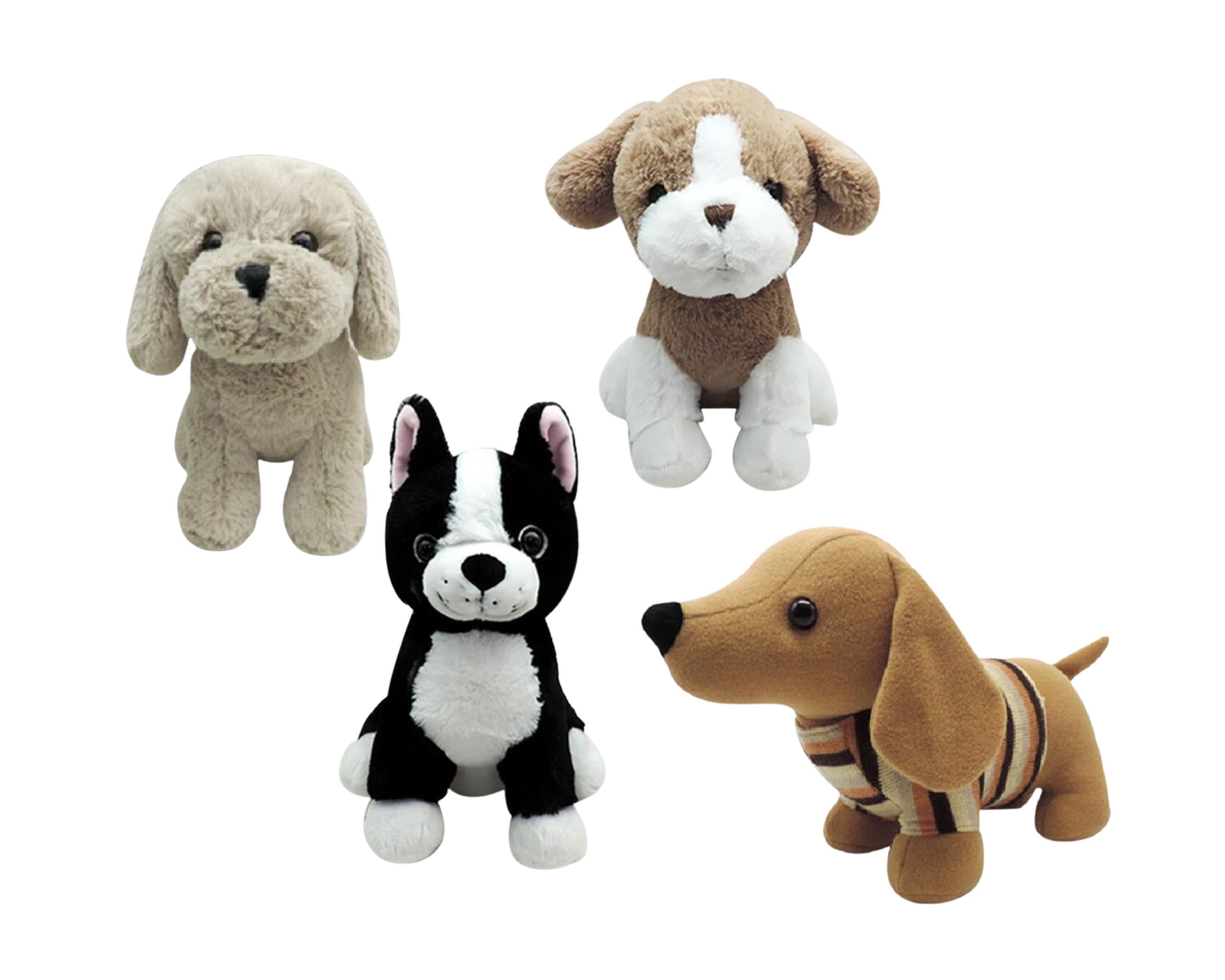 V637-DCO34724-202508251630-00 Set 3 Cute Dog Door Stopper Assorted - Image 1