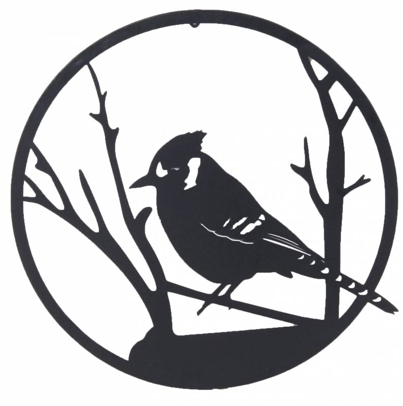 V637-E147306-202508251910-00 Bird Metal Wall Art 60cm - Image 1