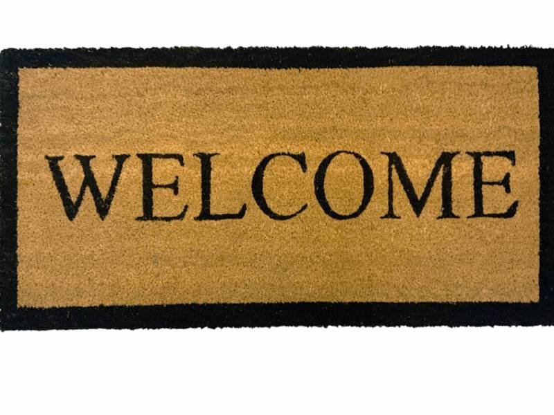 V637-E423054-202508252325-00 Large Welcome Doormat 90x45cm - Image 1
