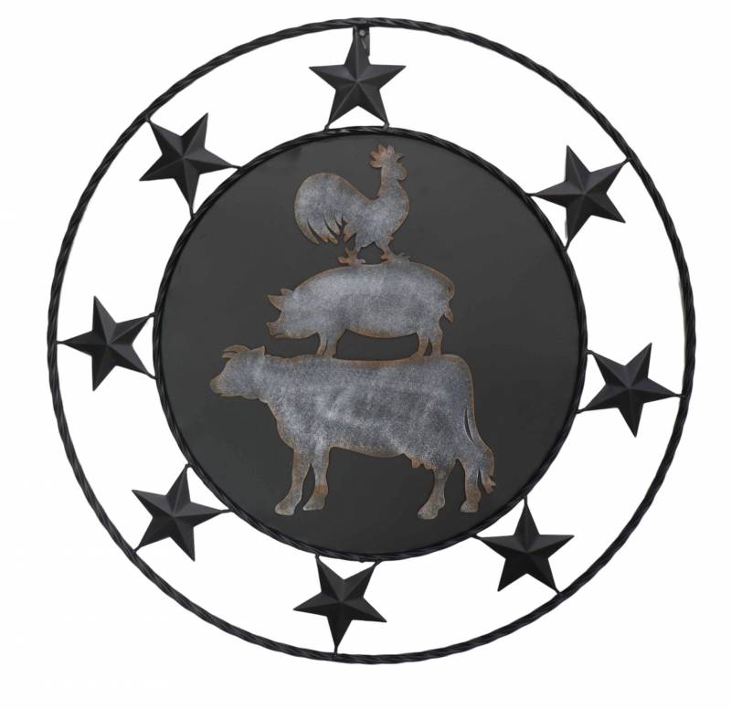 V637-E522799-202508252040-00 Animal Star Wall Art 61x61cm - Image 1