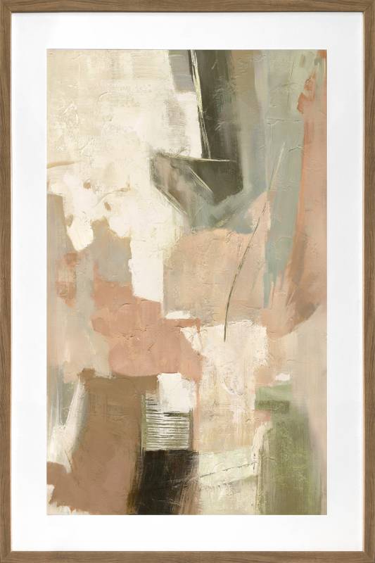 V637-E646072-202508252340-00 Mietta Abstract Artwork Framed W Glass Front 80x120cm - Image 1