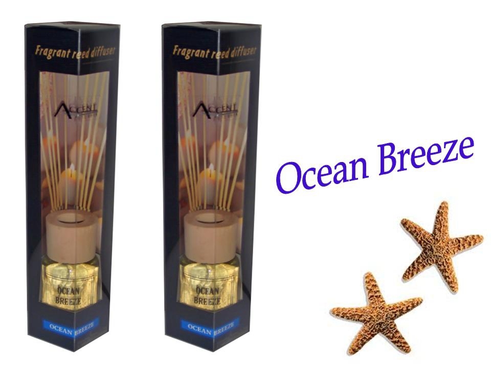 V637-INC22614-202508252210-00 bulk 24 Scented Oil Diffuser Ocean Breeze 50Ml 8 Rattan Sticks - Image 1