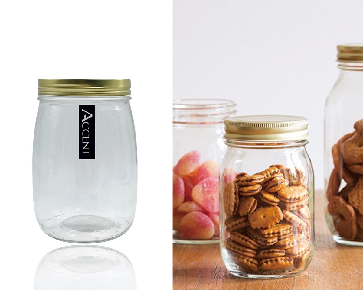V637-KIT32677-202508252310-00 bulk 24 Glass Jar w Screw Lid 1000ml Canister 16cm - Image 1