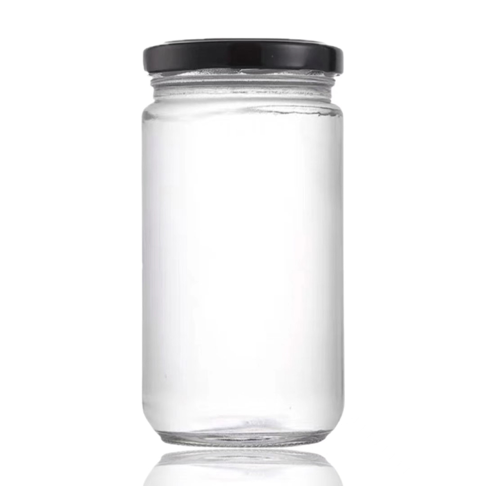 V637-KIT32952-202508252325-00 bulk 24 Glass Jar Round w Black Lid 1lt Canister 19cm - Image 1