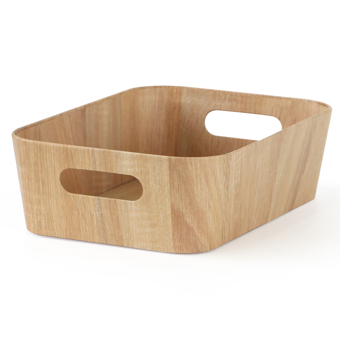 V637-PLA37353-202508260540-00 bulk 6 Woodgrain Look Storage Rectangle 37cm - Image 1