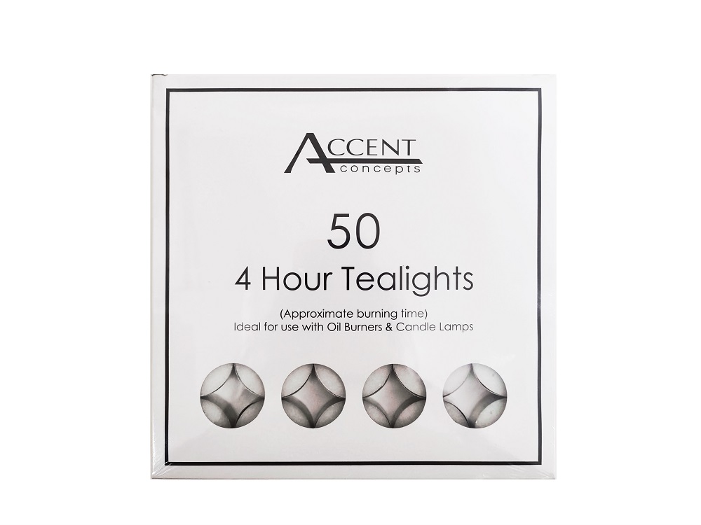 V637-TLH32176-202508260635-00 bulk 1000 Accent 4 Hour Tealight Candle - Image 1