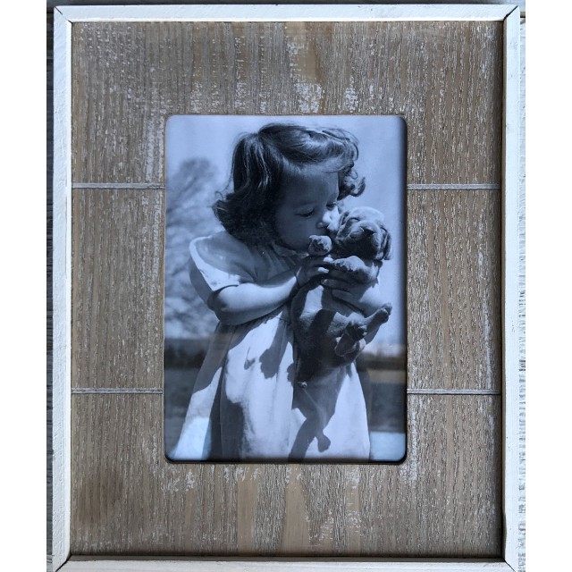 V637-WF-AH170667-202508260730-00 Rustic Single Photo Frame 27cm - Image 1