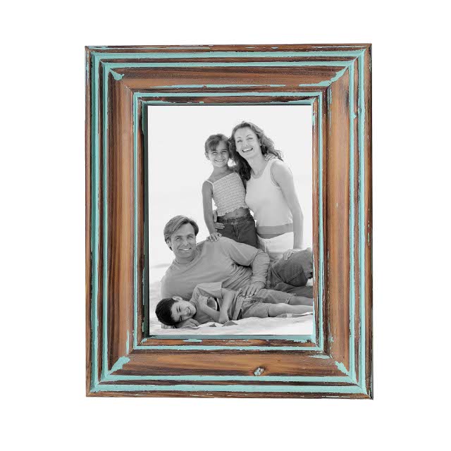 V637-WF-AHF200478-202508260430-00 Rustic Single Photo Frame 25cm - Image 1