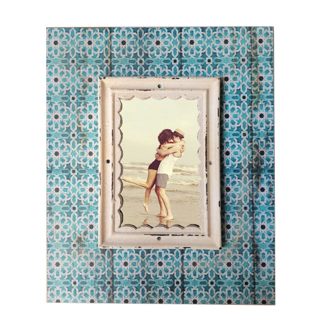 V637-WF-AHF200716-202508260445-00 Antique Single Photo Frame 28cm - Image 1