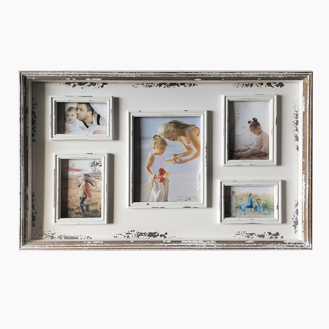 V637-WF-AHF200730-FRAME-202508260445-00 Antique 5 Collage Photo Frame 80cm - Image 1