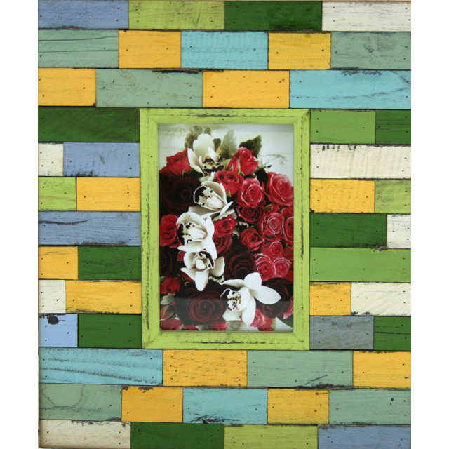 V637-WF-D73121-202508260525-00 Rustic Single Photo Frame 30cm - Image 1