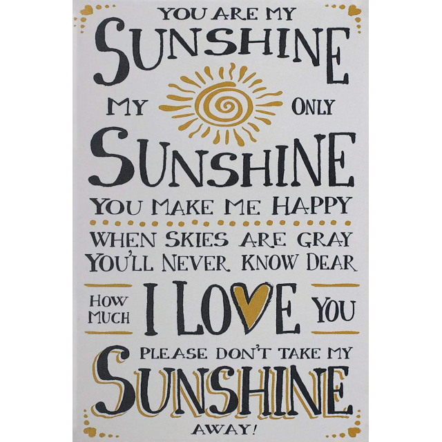 V637-WF-SUNSHINE-202508260625-00 Sunshine Wall Art 20x30cm - Image 1