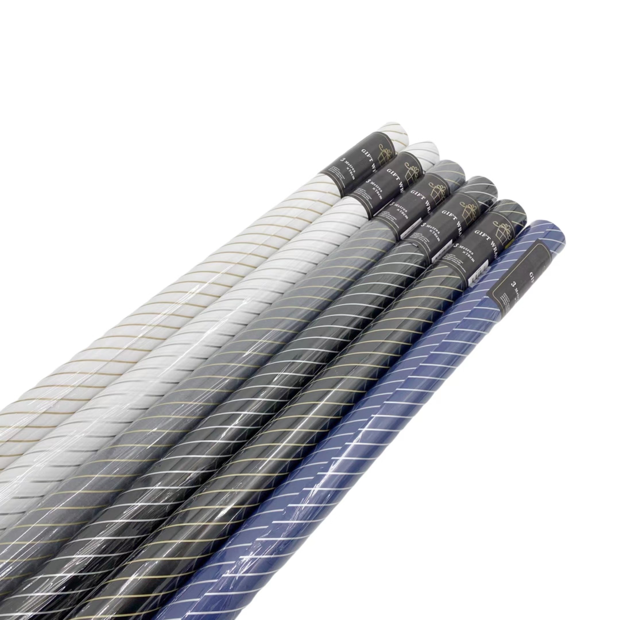 V637-WRP32653-202508260740-00 bulk 50 Mens Stripe Gift Wrap 70cmx3m 35mm Core - Image 1