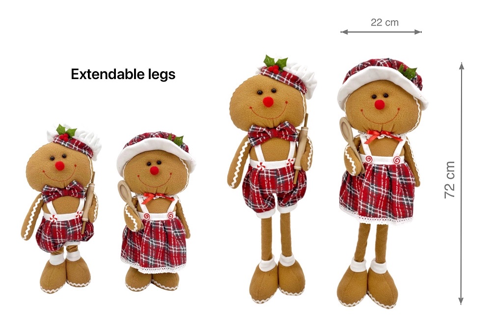V637-XMS31050-202508260825-00 bulk 4 Xmas Extendable Standing Ginger Bread Assort 72cm - Image 1
