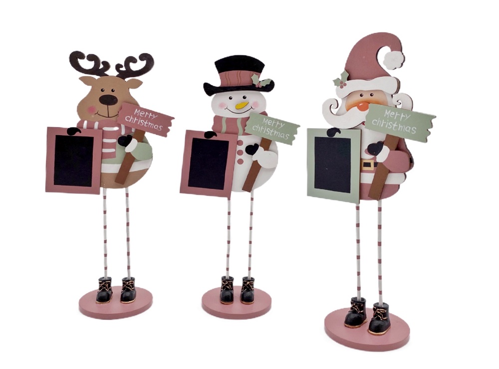 V637-XMS31207-202508260830-00 bulk 24 Xmas Mdf Deco W Blackboard Assort 30cm - Image 1