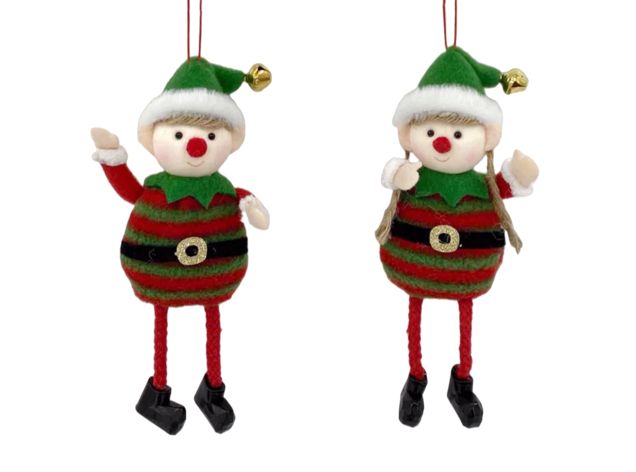V637-XMS31216-202508260830-00 bulk 24 Xmas Hanging Snowman Assort 17cm - Image 1