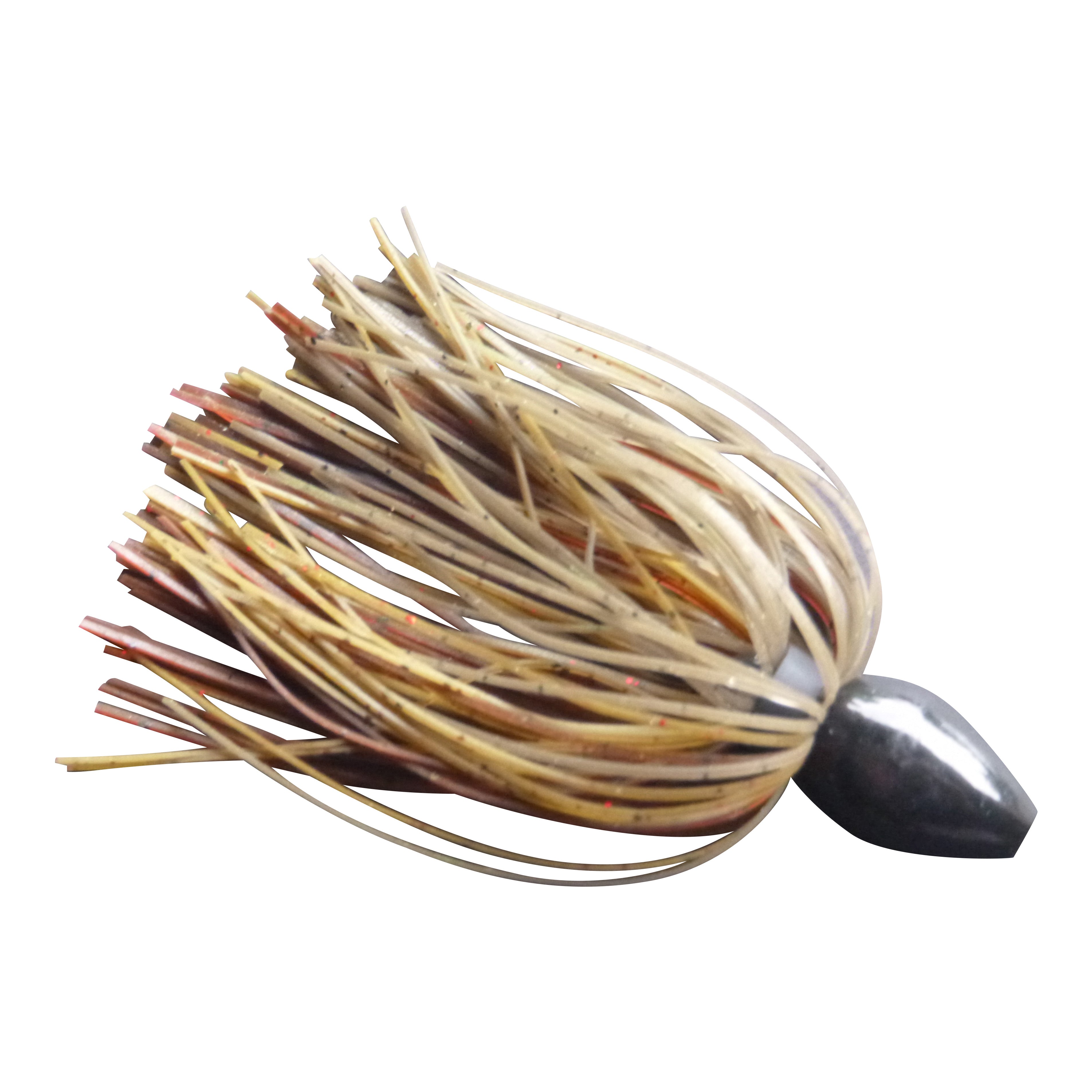 V658-93MC000020690-202507311435-00 Vike 11/4 oz Skirted Microjig in Green Pumpkin - Image 1