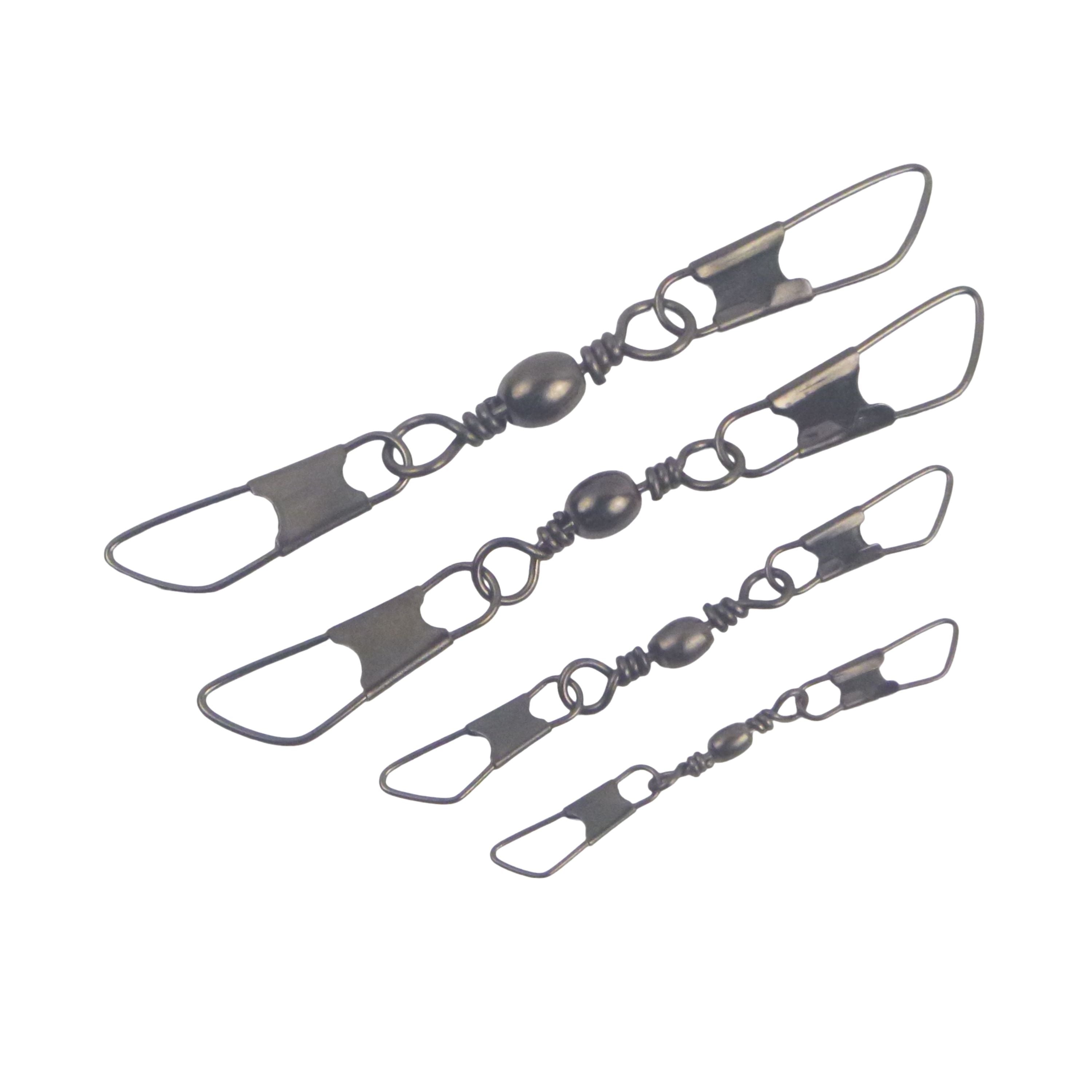 V658-93MC000092312-202507311225-00 Swimerz Double Snap Barrel Swivels, Size 8, 15 pack - Image 1