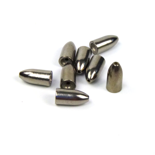 V658-93MC000160110-202507311330-00 Swimerz 1/4 oz Tungsten Bullet Sinker. Qty 8. - Image 1