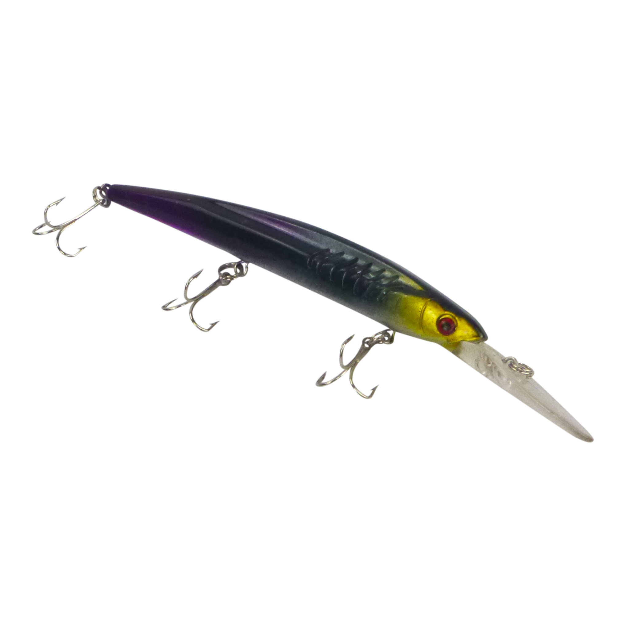 V658-93MC000180162-202507311053-00 Finesse 'Flash Minnow' Black Gold, 150mm Deep Diving Lure - Image 1