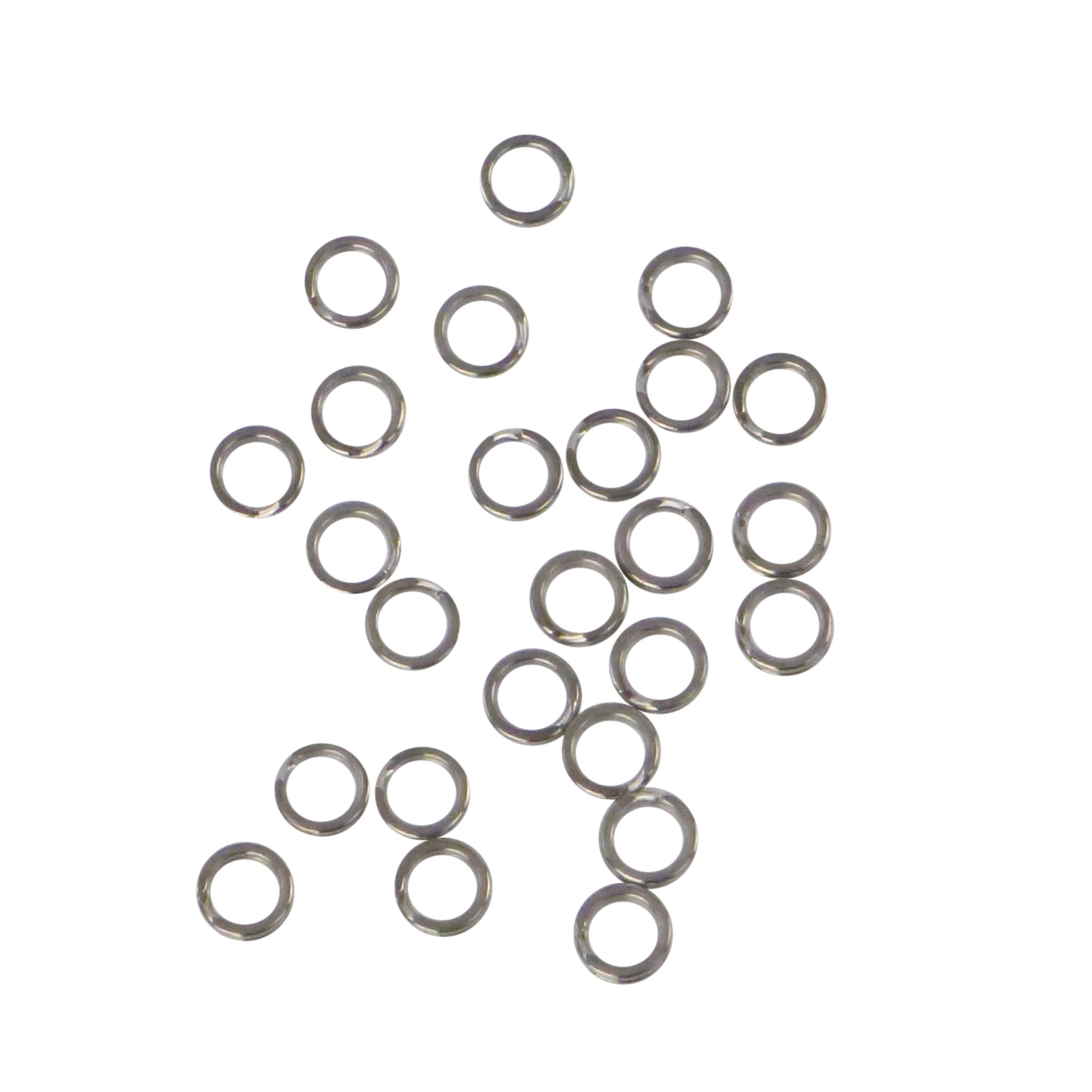 V658-93MC00025054-202507311436-00 Swimerz 9mm Split Ring Stainless Steel, 25 Pack - Image 1