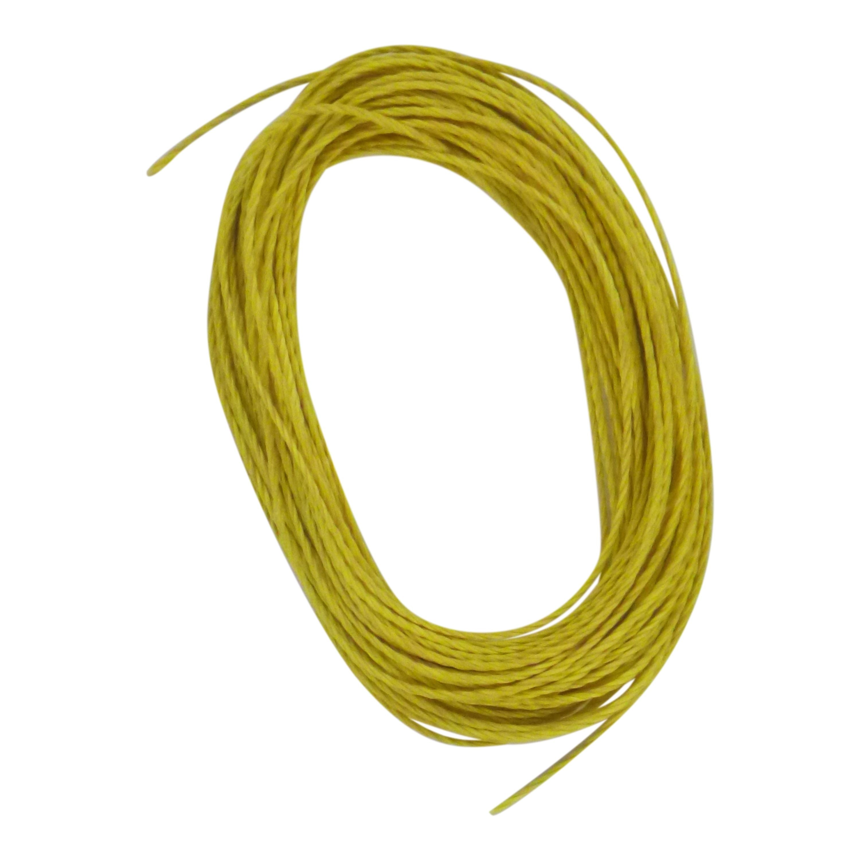 V658-93MC000410100-202507311345-00 Swimerz Twisted Kevlar Assist Line, Yellow 30kg, 7.5 mtrs - Image 1
