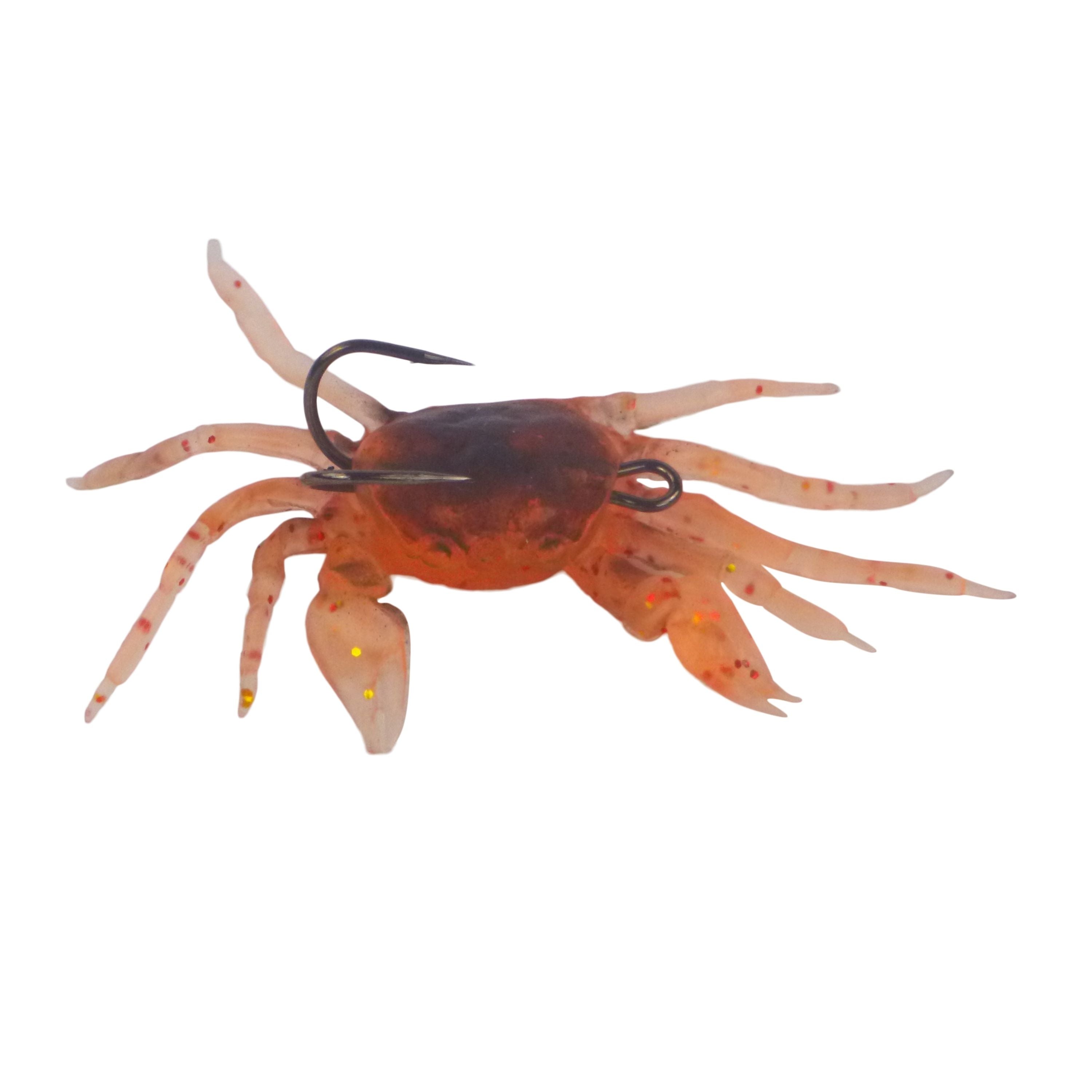 V658-93MC000490601-202507311325-00 Swimerz Soft Crabs, Pink Nipper, 3 pack - Image 1