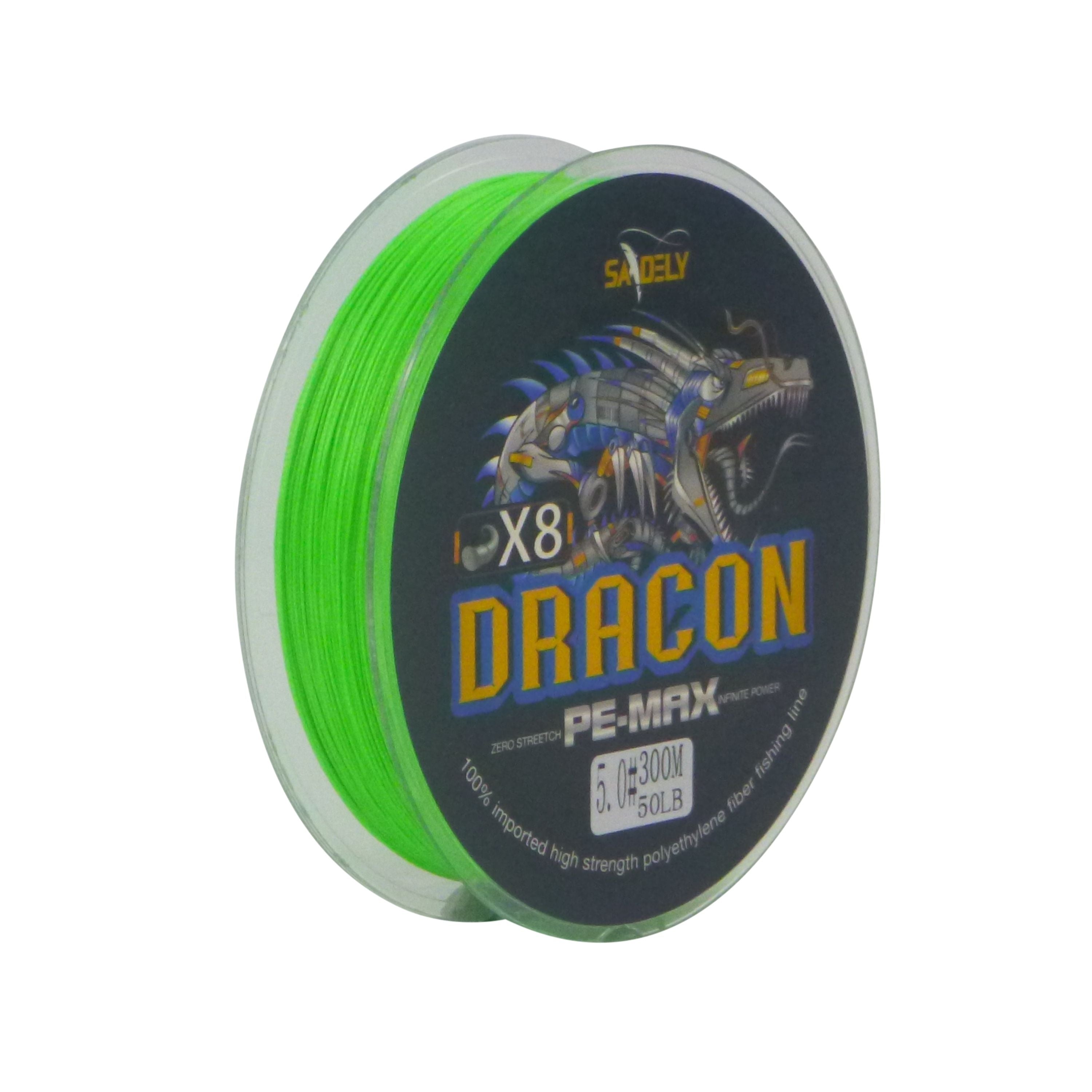 V658-93MC000630204-202507311241-00 Samdely Dracon X8 Braid, Green, #1.5, 20lb, 300Mtr - Image 1