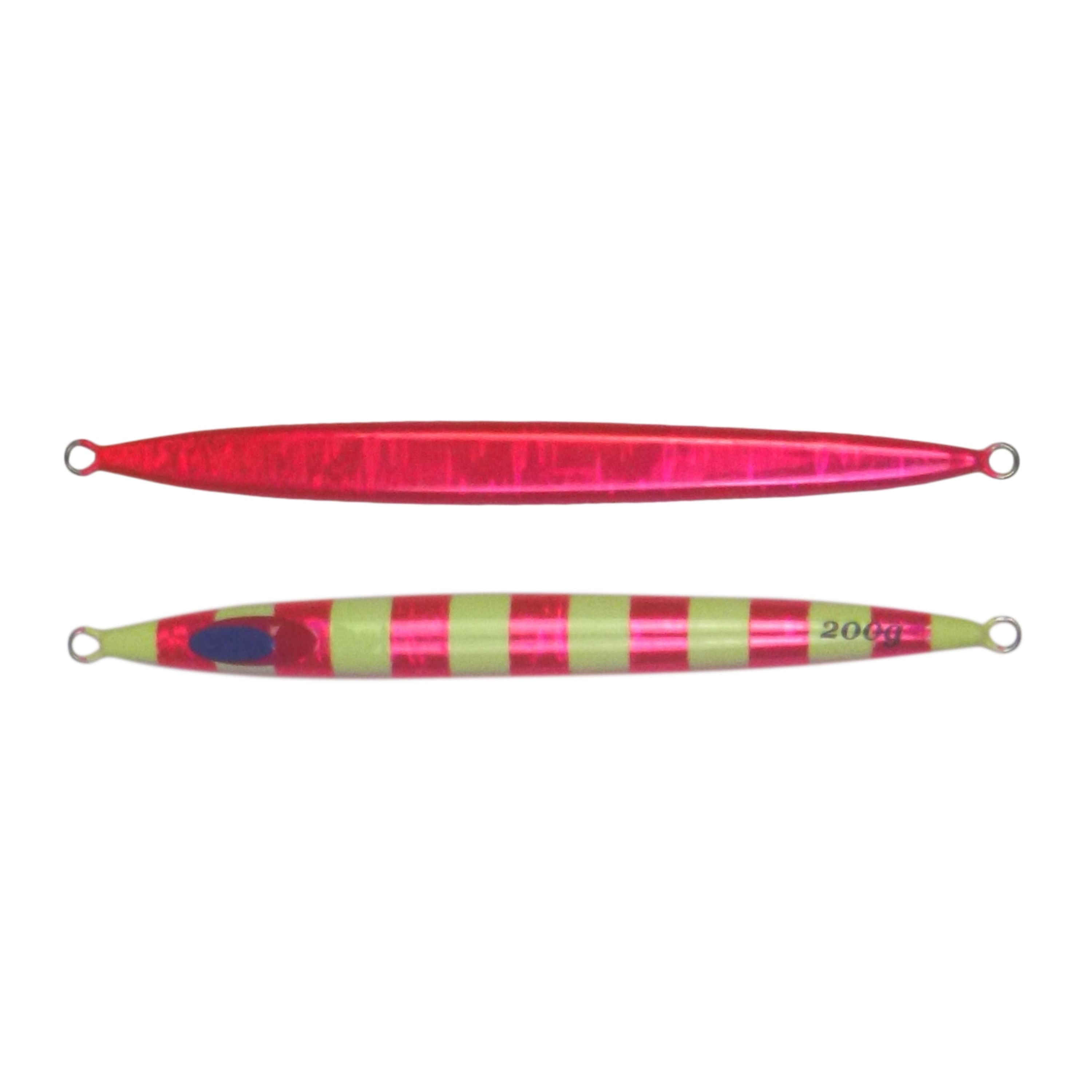 V658-93MC000682012-202507311108-00 Finesse Lumo Fastdrop Jig, 200gm, Hot Pink, Qty 2 - Image 1