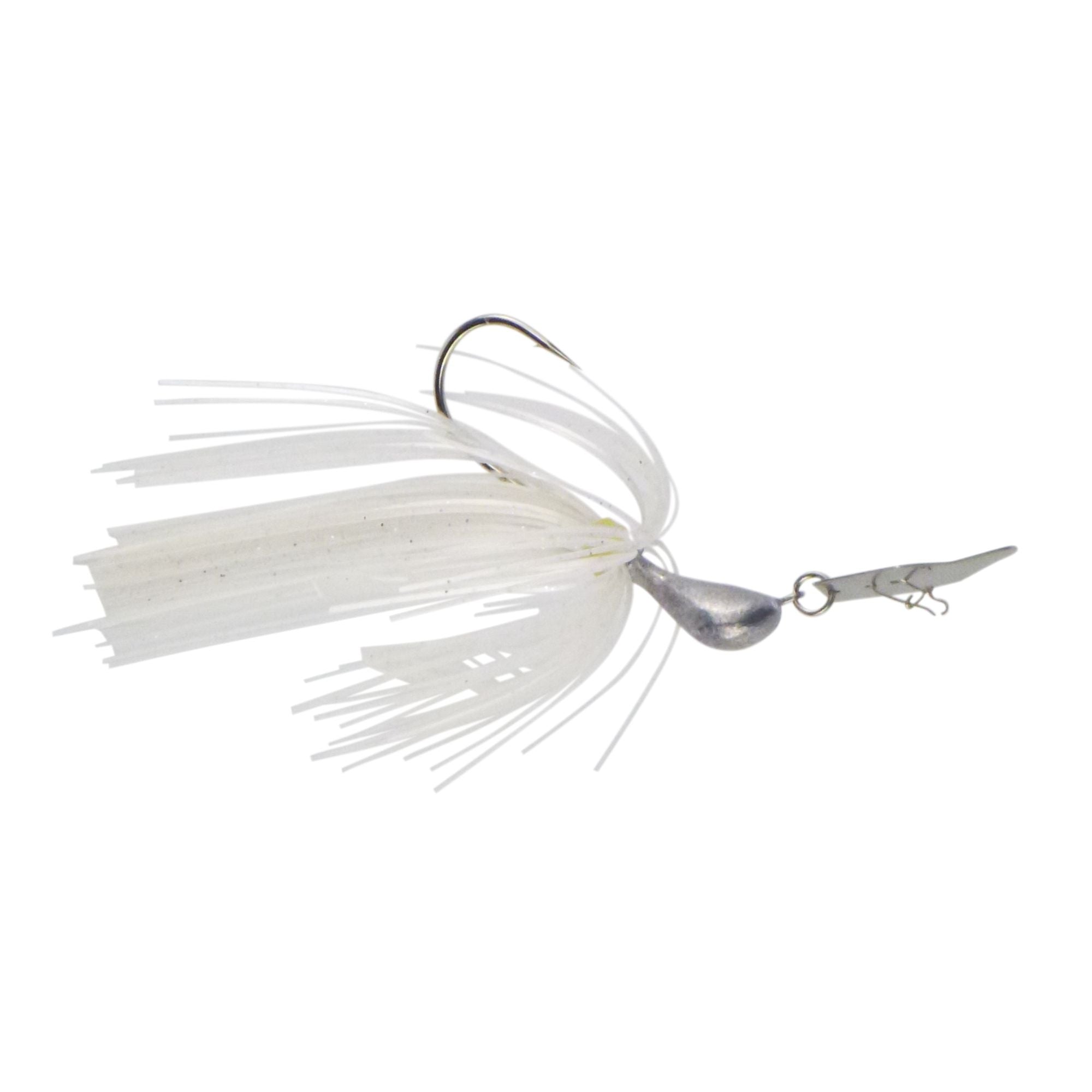 V658-93MC003072027-202507311026-00 Dekoi 14gm Bladed Swim Jig, Chatterbait, Metallic Pearl, 2 pack - Image 1