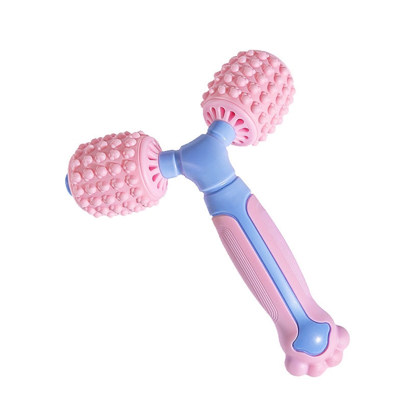 V888-ELOSUNG33798-202508280652-00 Y-Shaped Dual Roller Massager for Deep Tissue Muscle Relief - Handheld Fascia Tool for Legs & Body - Image 1