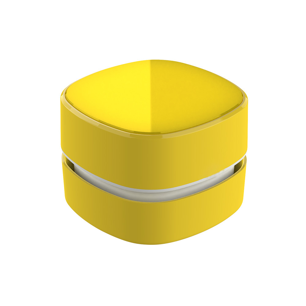 V888-ELOSUNG34527-202507221435-00 Yellow Rechargeable Cordless Mini Desktop Vacuum - Portable Handheld Cleaner for Desk, Keyboard, Crumb & Dust - Image 1