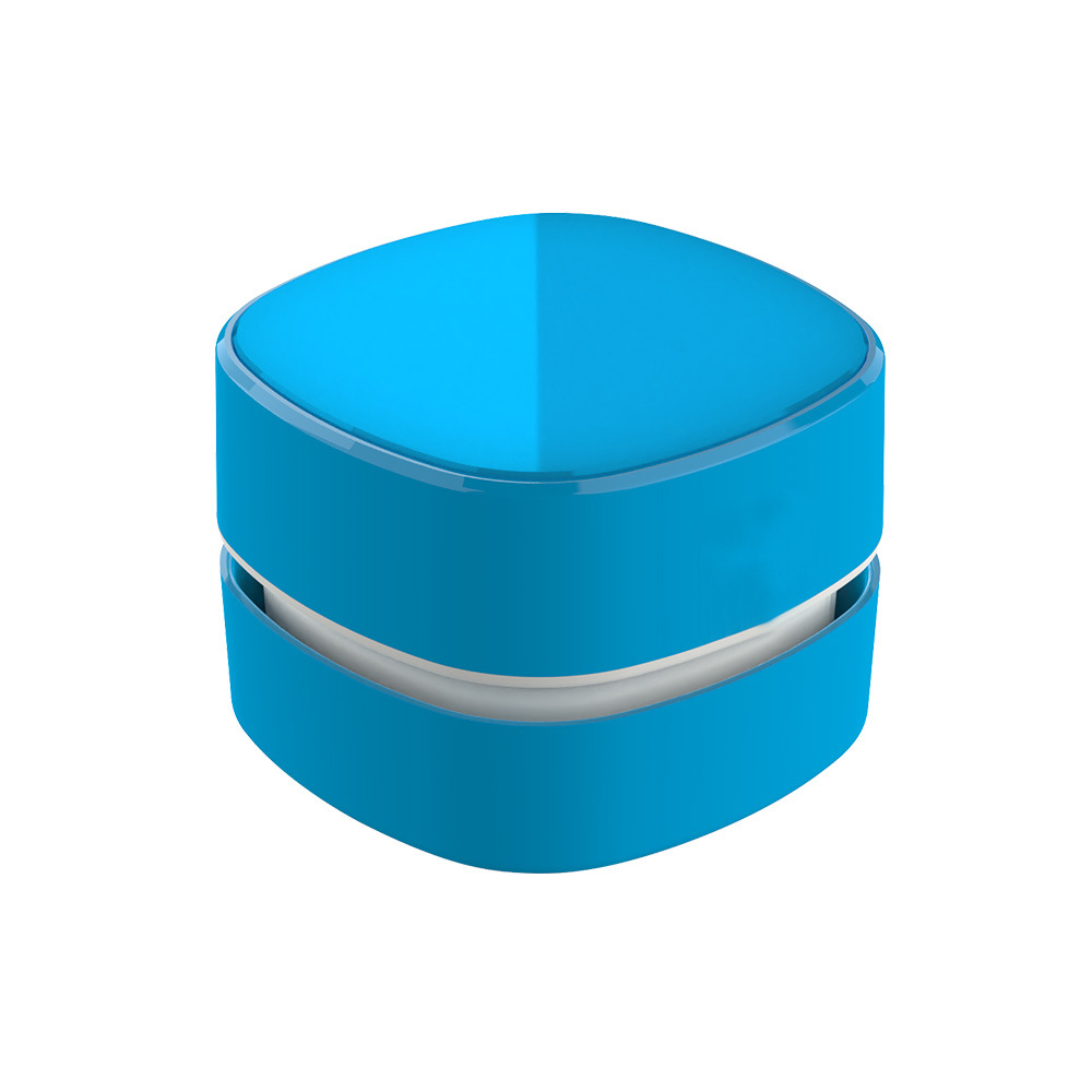 V888-ELOSUNG34528-202507221435-00 Blue Rechargeable Cordless Mini Desktop Vacuum - Portable Handheld Cleaner for Desk, Keyboard, Crumb & Dust - Image 1